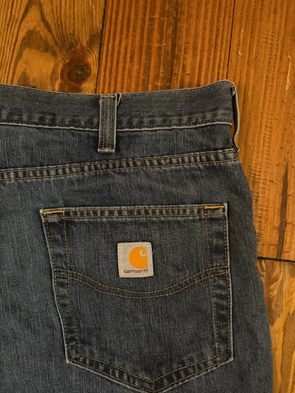 Carhartt Men's Straight-Leg Jeans - Indigo Blue 42/30 - Picture 4 of 5